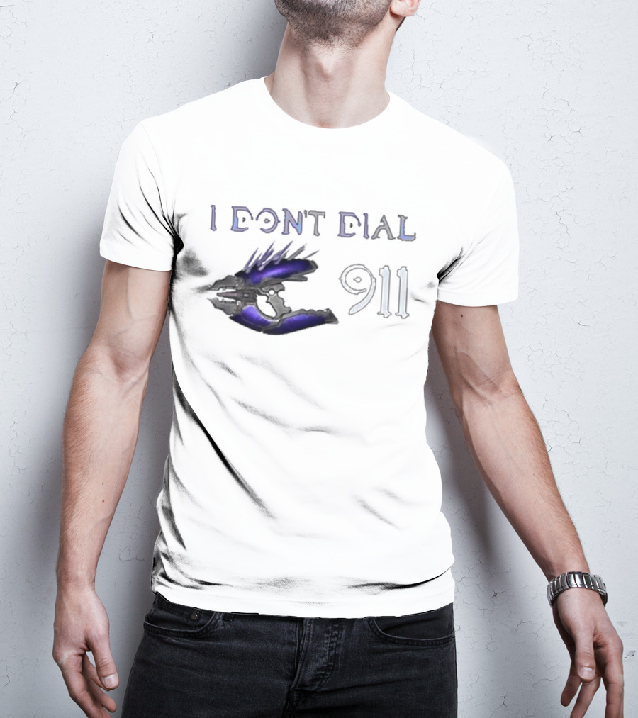 I Don't Dial 911 Halo Needler T-Shirt