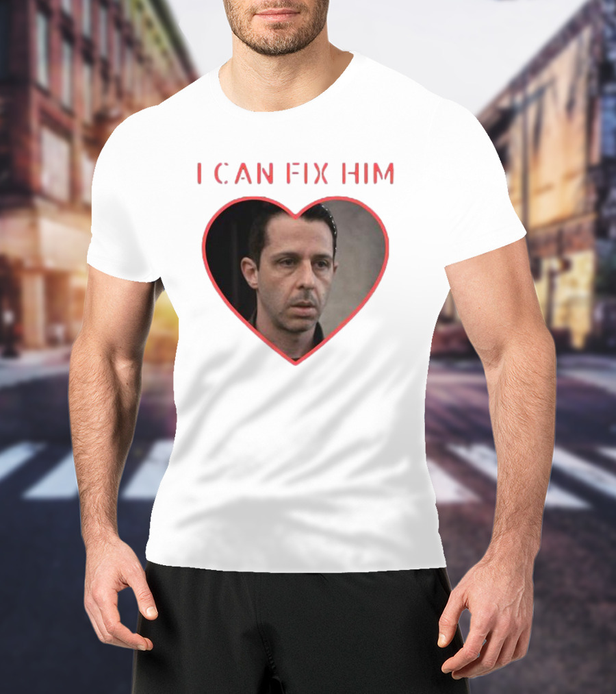 I Can Fix Him Kendall Roy Heart Outline Fan Merch T-Shirt
