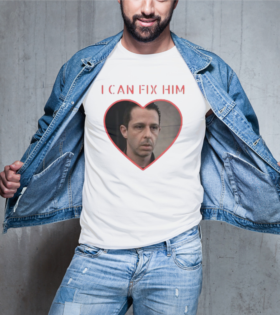 I Can Fix Him Kendall Roy Heart Outline Fan Merch T-Shirt
