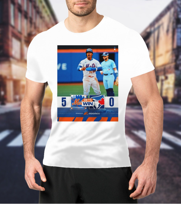 New York Mets Win 5-0 Toronto Blue Jays April 4 2025 T-Shirt