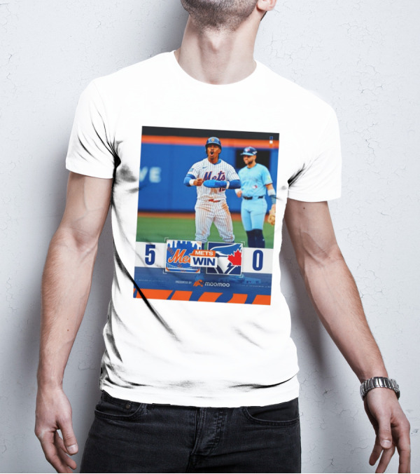 New York Mets Win 5-0 Toronto Blue Jays April 4 2025 T-Shirt