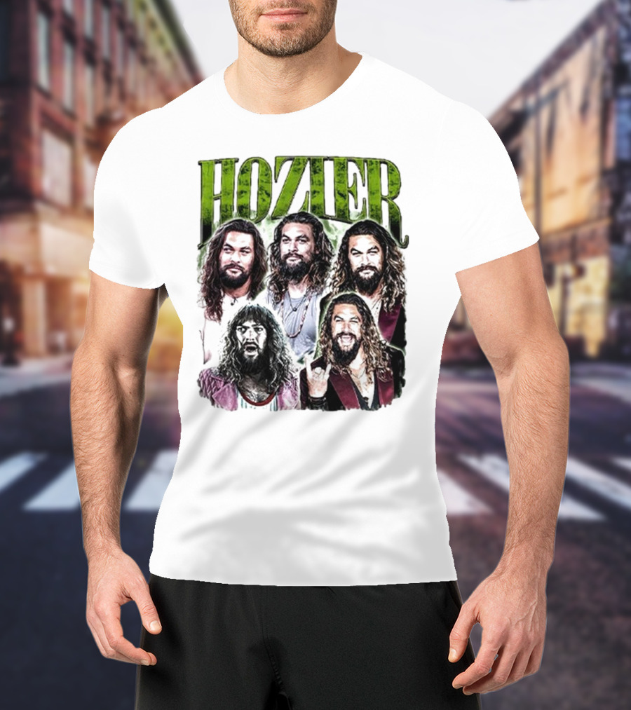 Hozier Jason Momoa Collage T-Shirt