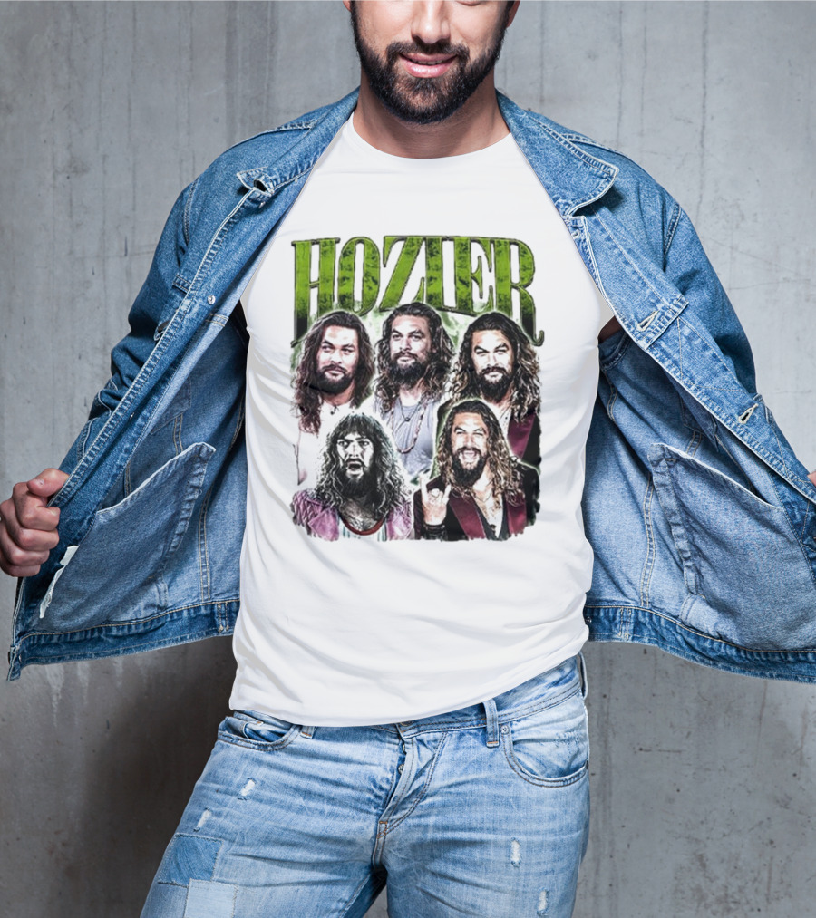 Hozier Jason Momoa Collage T-Shirt