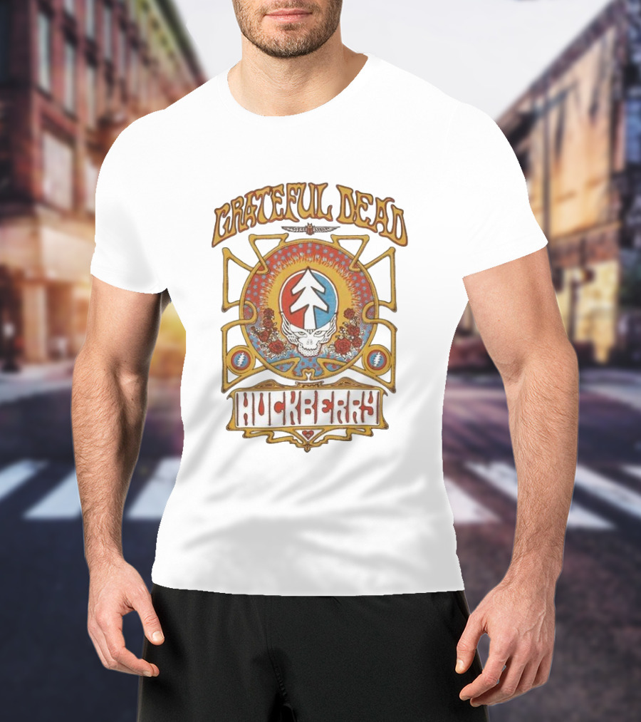 Grateful Dead Huckberry Steal Your Face Iconic Collaboration T-Shirt
