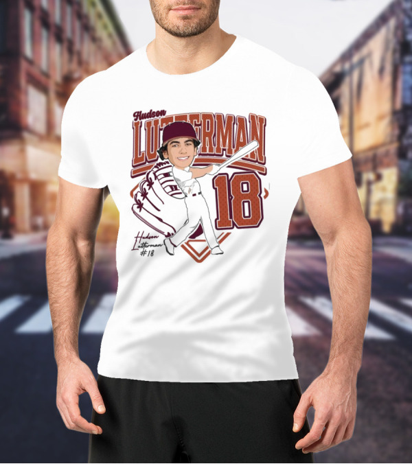 Hudson Lutterman 18 Baseball Player 2025 T-Shirt