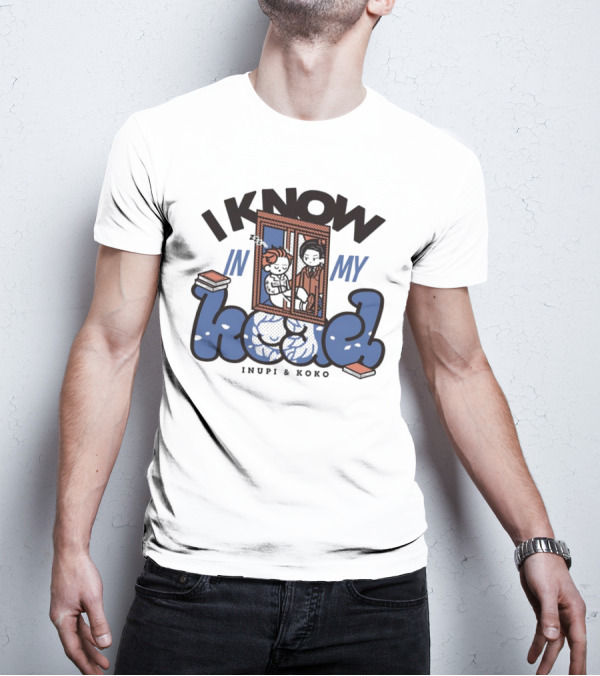 I Know In My Head Inupi And Koko Retro Comic Style T-Shirt