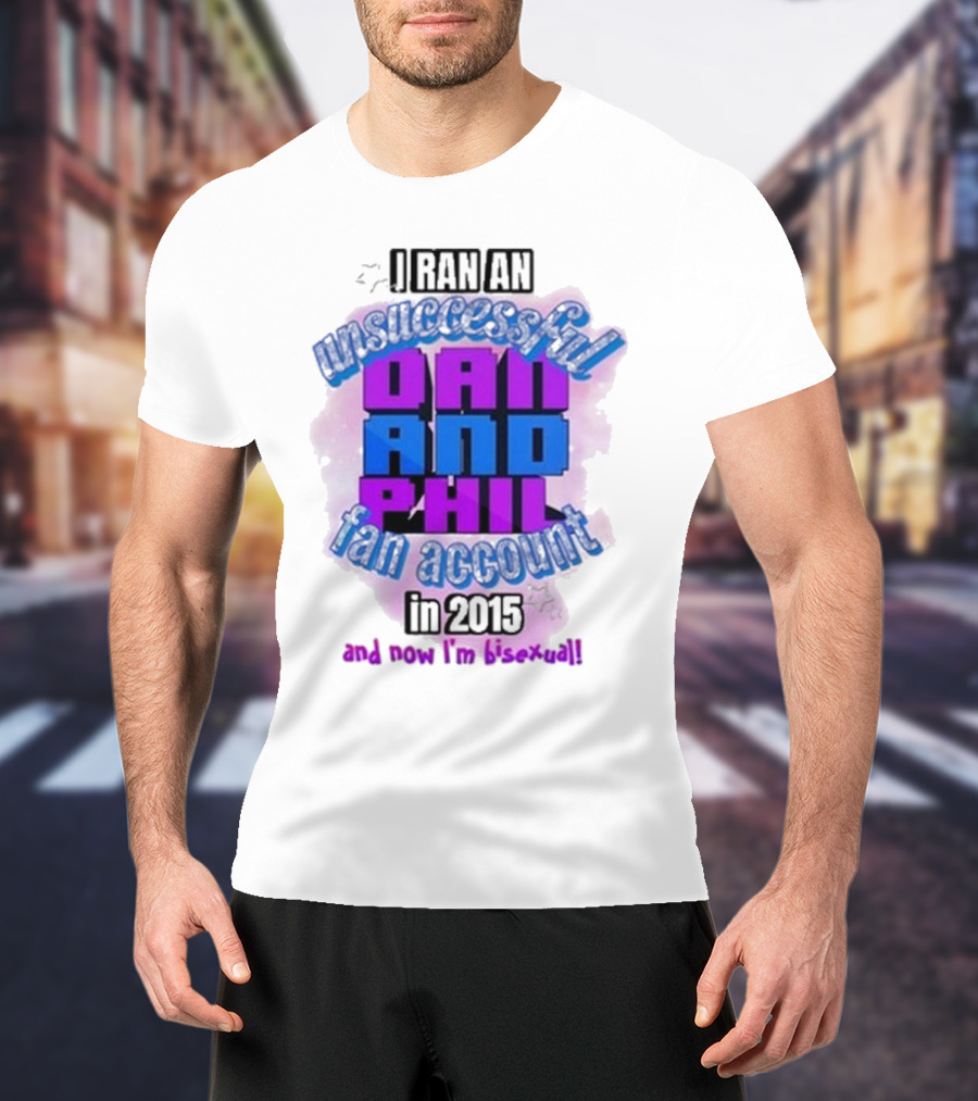 Dan And Phil Unsuccessful Fan Account 2023 Bisexual Highlight T-Shirt