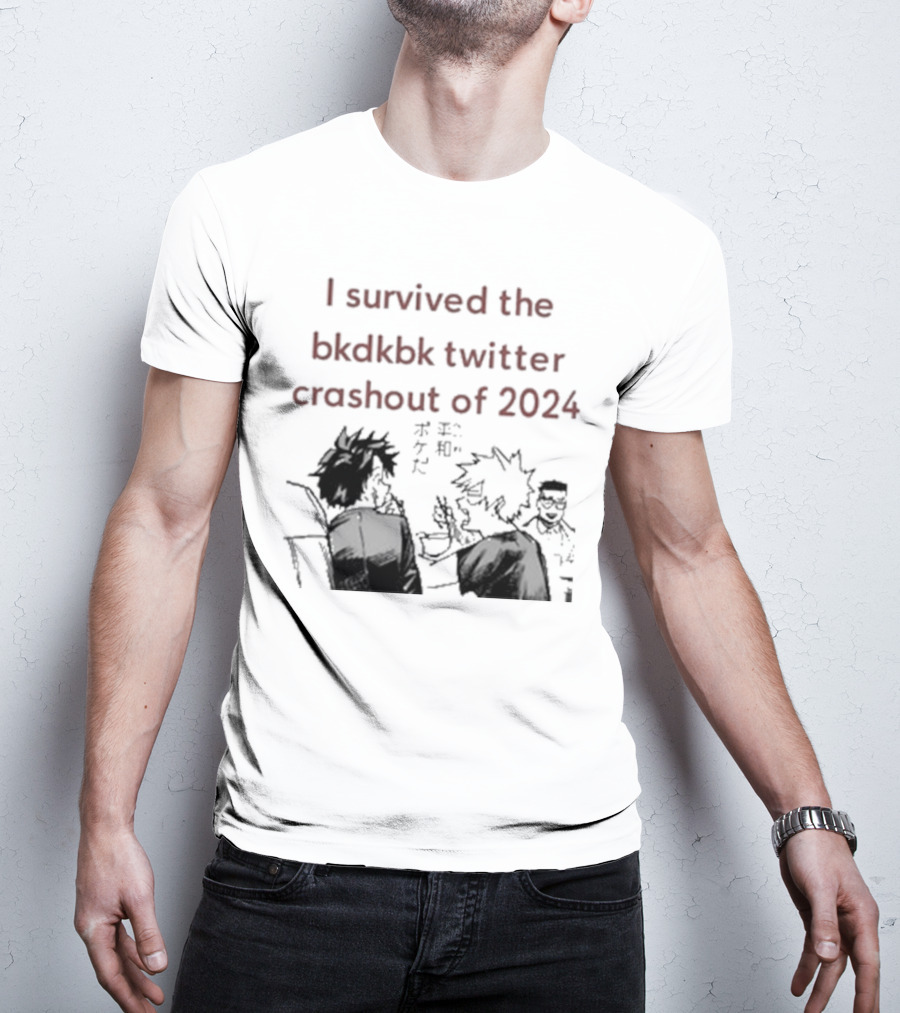 I Survived The Bkdkbk Twitter Crashout Of 2024 Silhouette Scene T-Shirt
