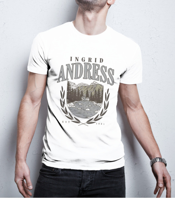 Ingrid Andress Colorado Mountains Est 1991 T-Shirt
