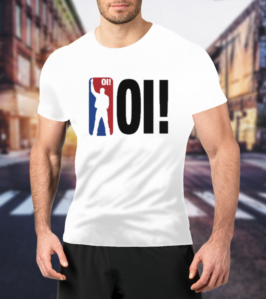 I Think We're Gonna Be Okay Red Blue Silhouette T-Shirt