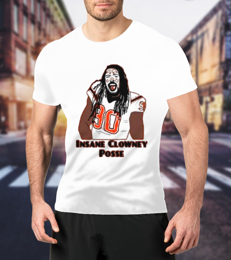 Insane Clowney Posse Player Number 90 Football Themed T-Shirt