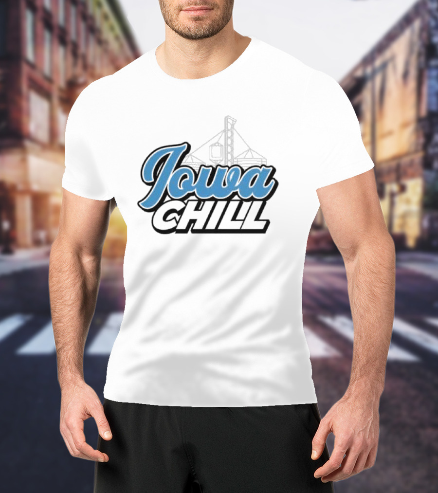 Iowa Chill Beer Coors-Inspired Retro Style T-Shirt