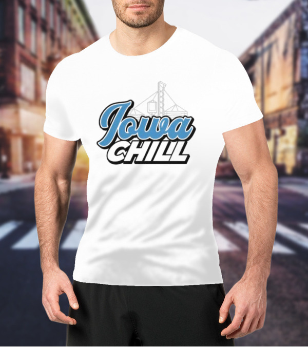 Iowa Chill Beer Coors-Inspired Retro Style T-Shirt