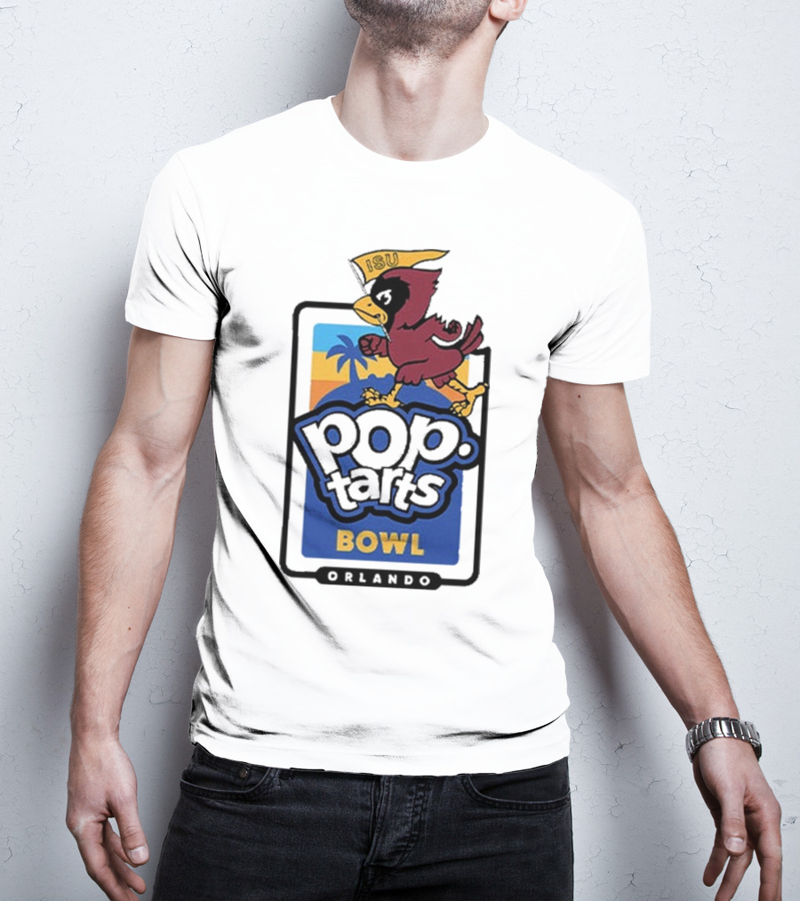 Iowa State Cyclones ISU Pop Tarts Bowl Orlando 2024 Vintage Palm Tree Sunset T-Shirt