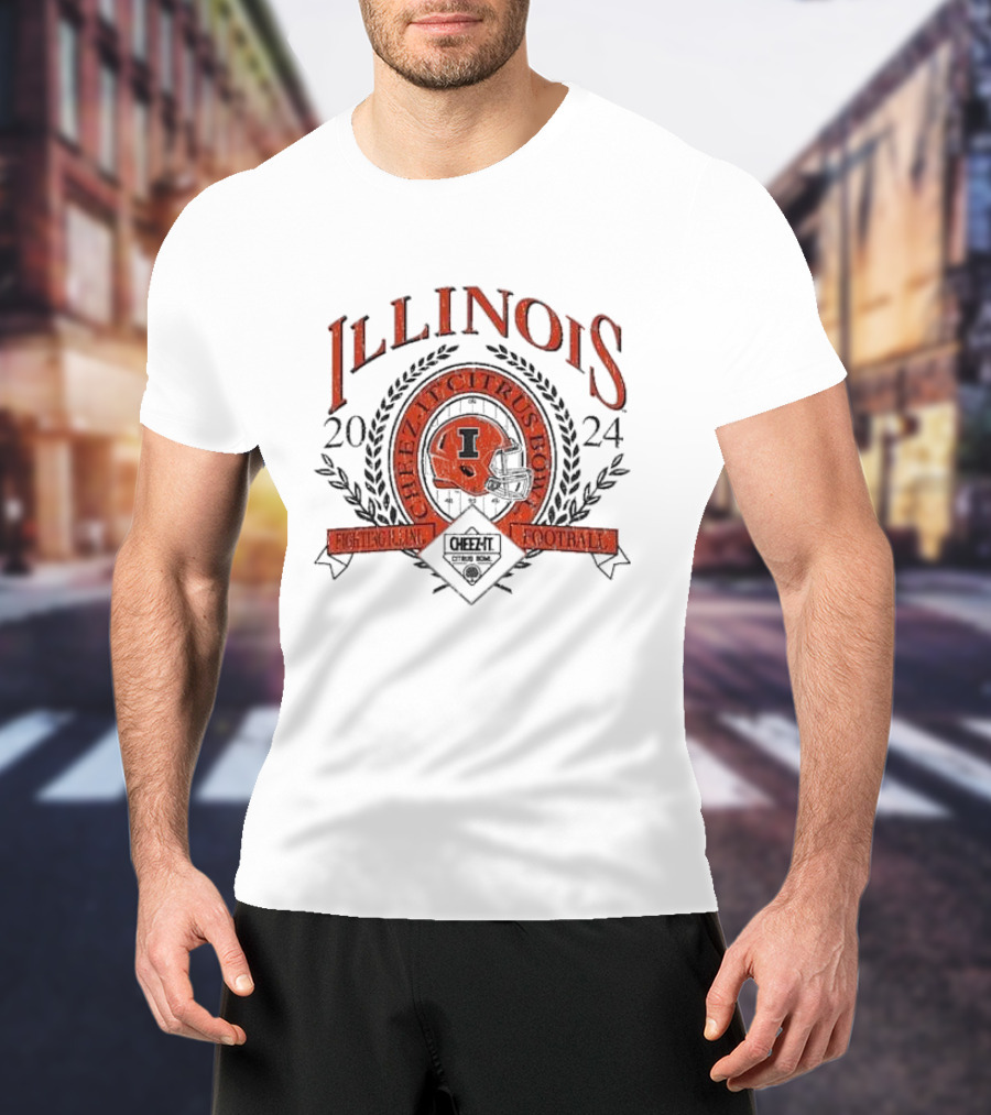 Illinois Fighting Illini Cheez-It Citrus Bowl Football T-Shirt