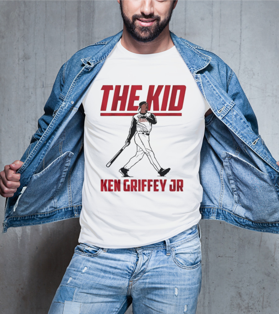 Ken Griffey Jr Cincinnati The Kid Baseball Legend T-Shirt