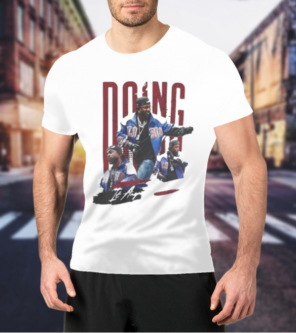Kendrick Lamar Doing It Anyway Hey Drake Blue Jacket T-Shirt