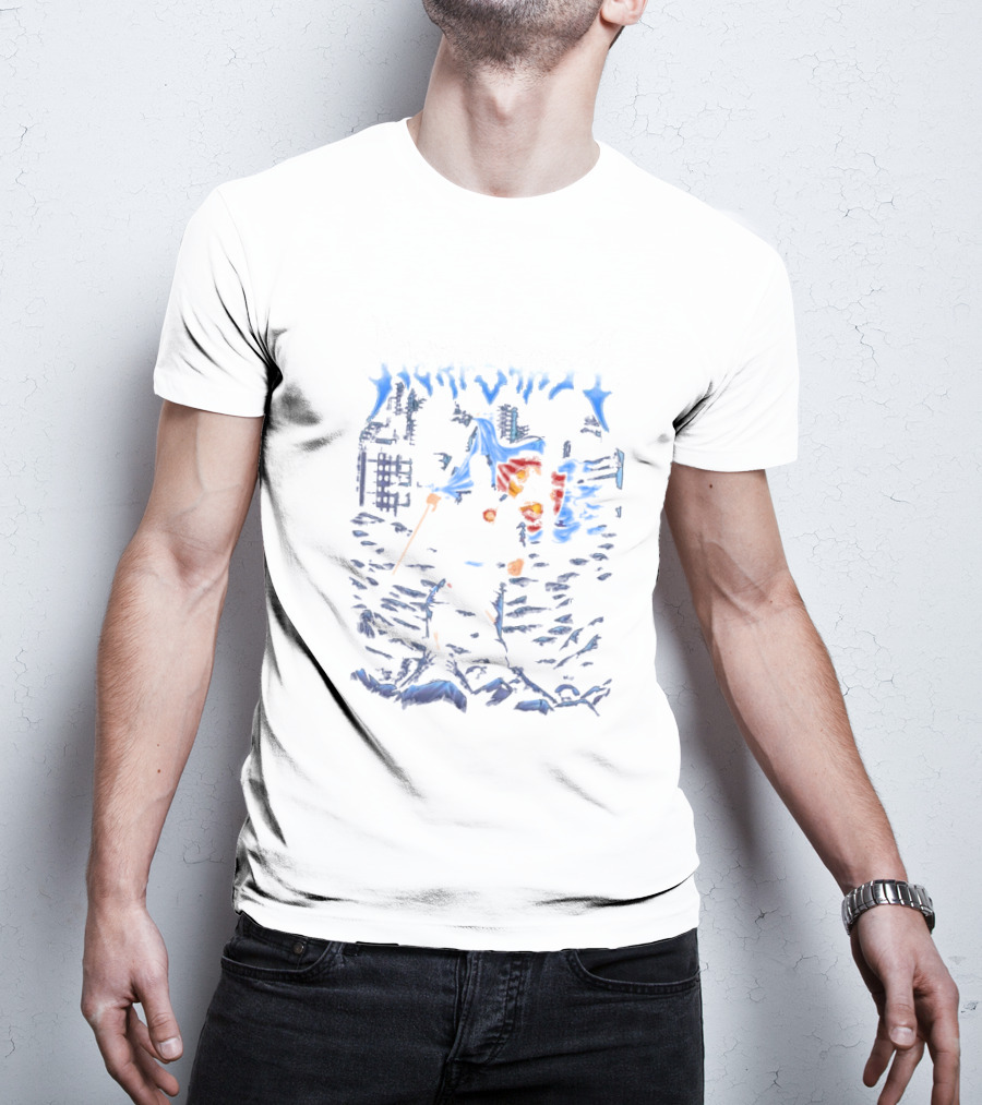 Kera Sakti Kung Fu Hero In Urban Landscape With Staff And Lion T-Shirt