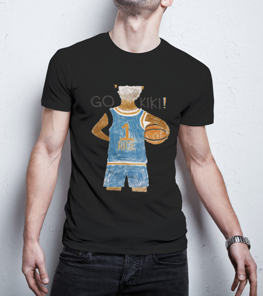 Kiki Rice Go Kiki UCLA Bruins Basketball 2025 NCAA Big Ten Conference T-Shirt