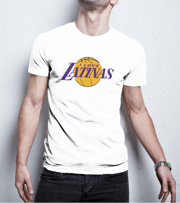 LA Basketball I Love Latinas T-Shirt