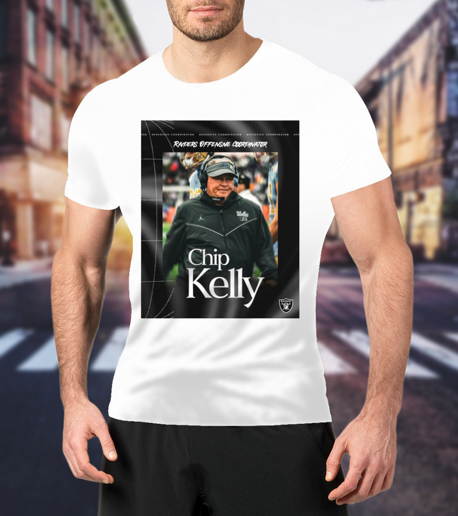Las Vegas Raiders Offensive Coordinator Chip Kelly Welcome Silver And Black T-Shirt