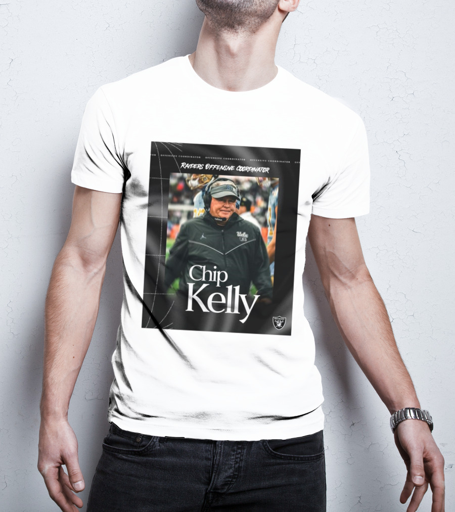 Las Vegas Raiders Offensive Coordinator Chip Kelly Welcome Silver And Black T-Shirt