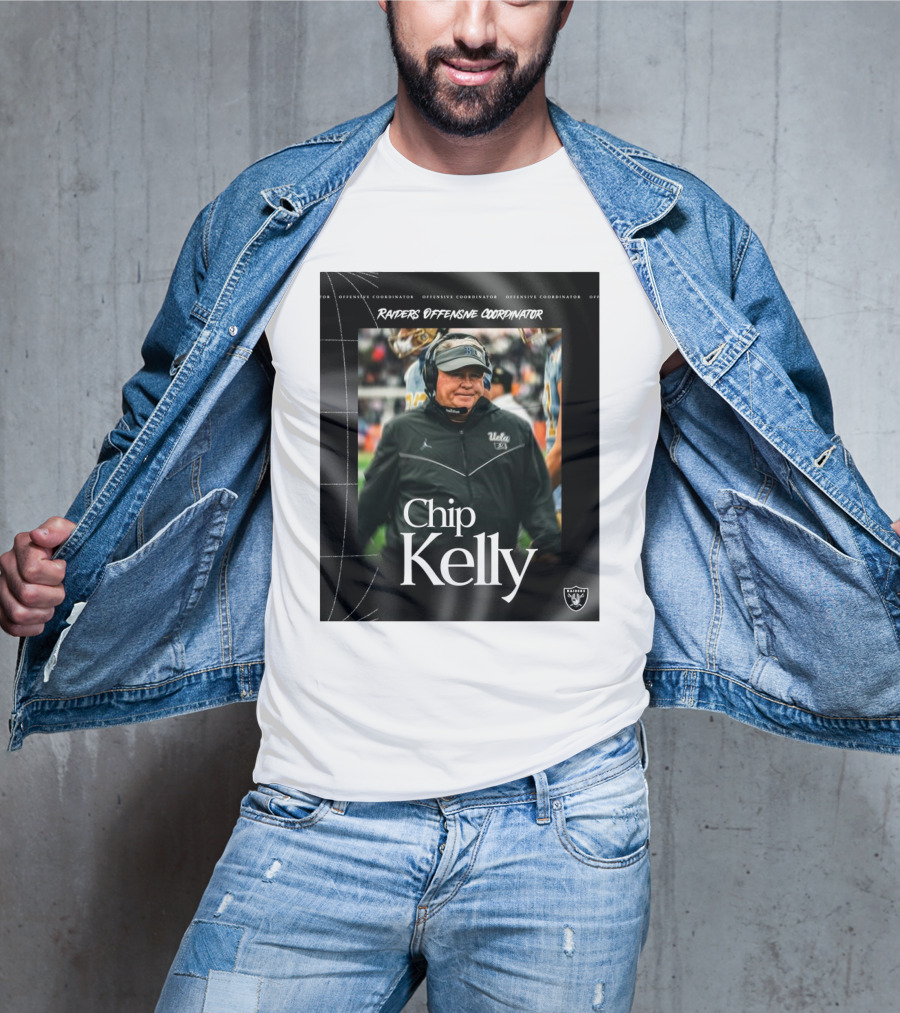 Las Vegas Raiders Offensive Coordinator Chip Kelly Welcome Silver And Black T-Shirt