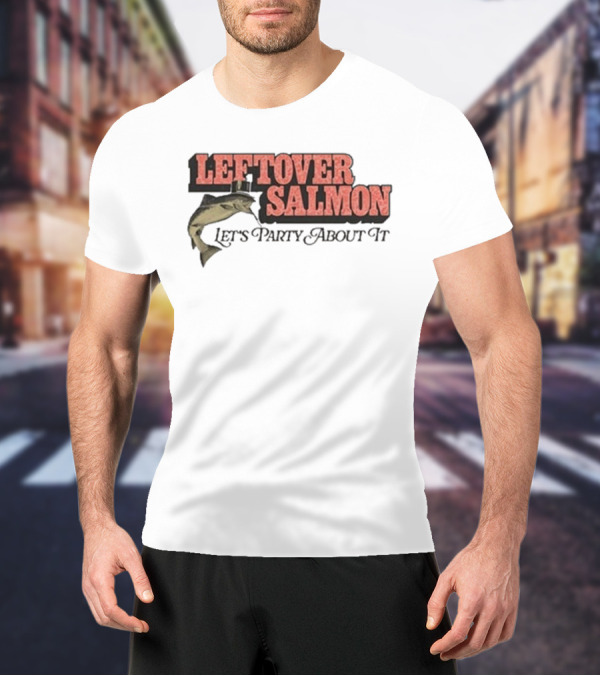 Leftover Salmon Let's Party About It Fish Graphic T-Shirt