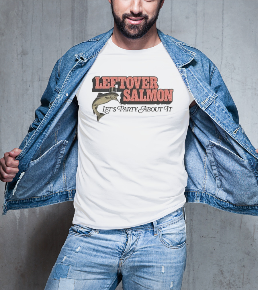 Leftover Salmon Let's Party About It Fish Graphic T-Shirt