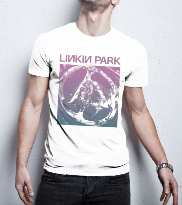 Linkin Park Gradient Circle Symbol Fz Deluxe Drop Shoulder T-Shirt