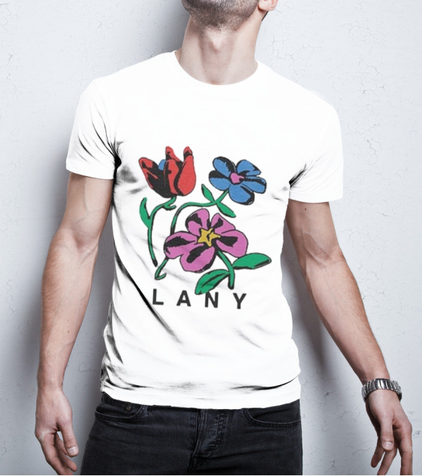 Lany ILYSB Colorful Flowers Artwork T-Shirt