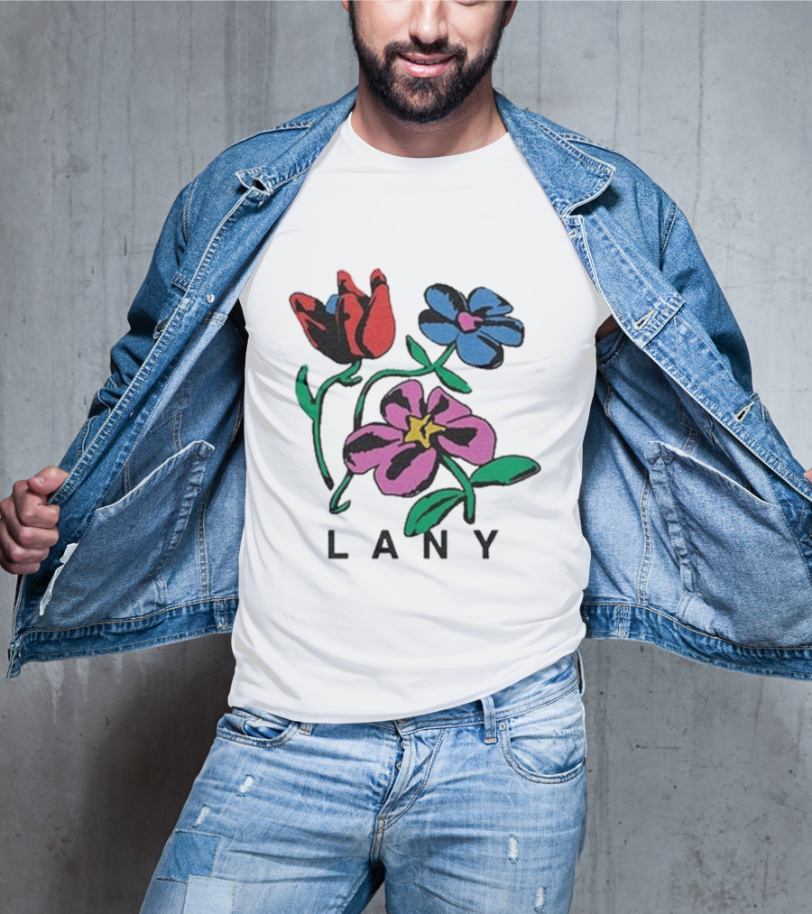 Lany ILYSB Colorful Flowers Artwork T-Shirt