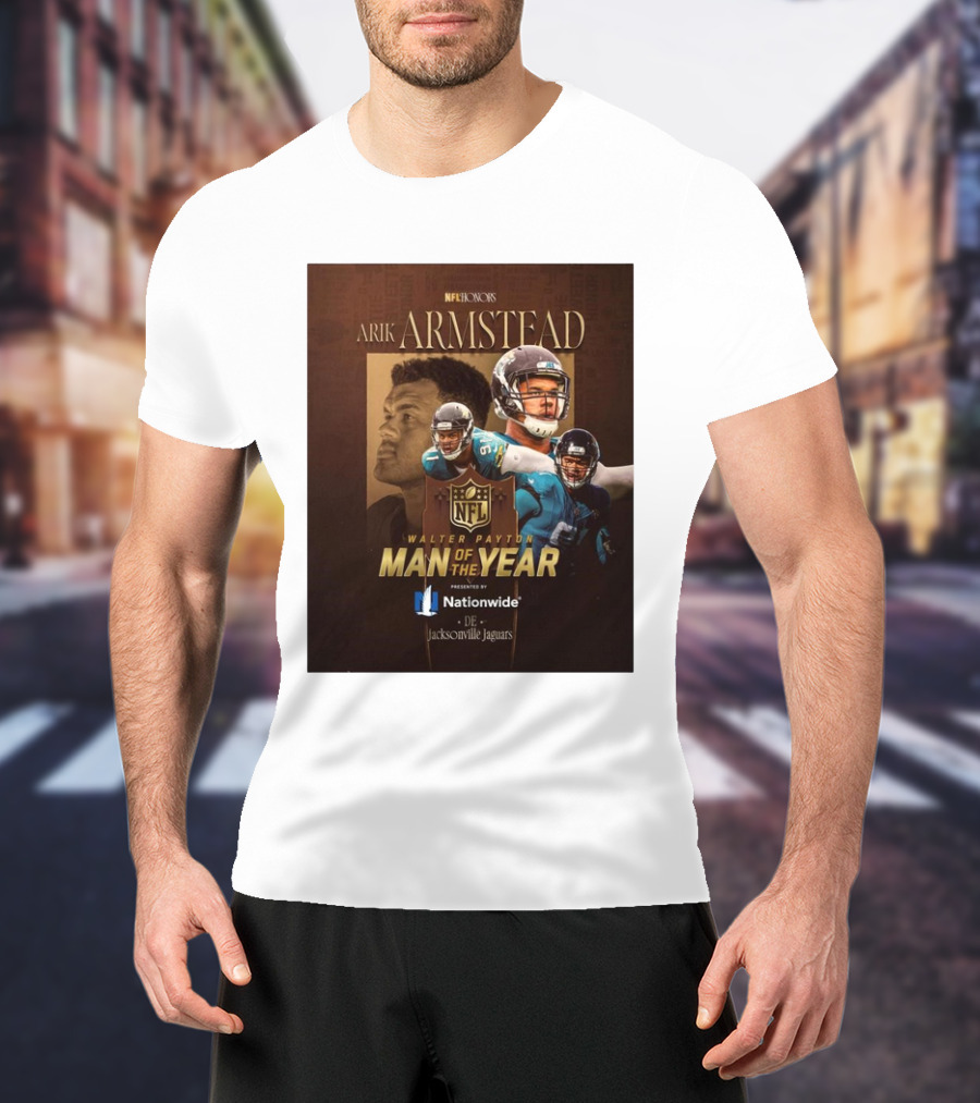 Jacksonville Jaguars Arik Armstead NFL Honors Walter Payton Man Of The Year 2024 T-Shirt