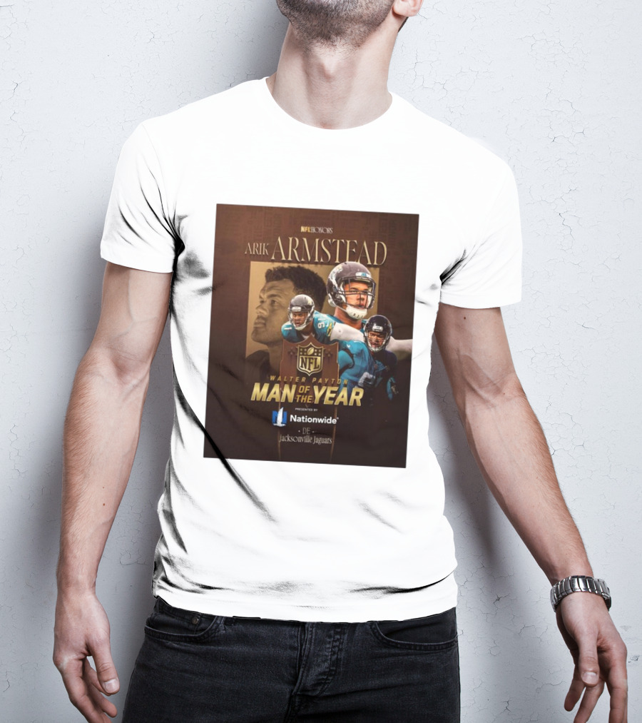 Jacksonville Jaguars Arik Armstead NFL Honors Walter Payton Man Of The Year 2024 T-Shirt