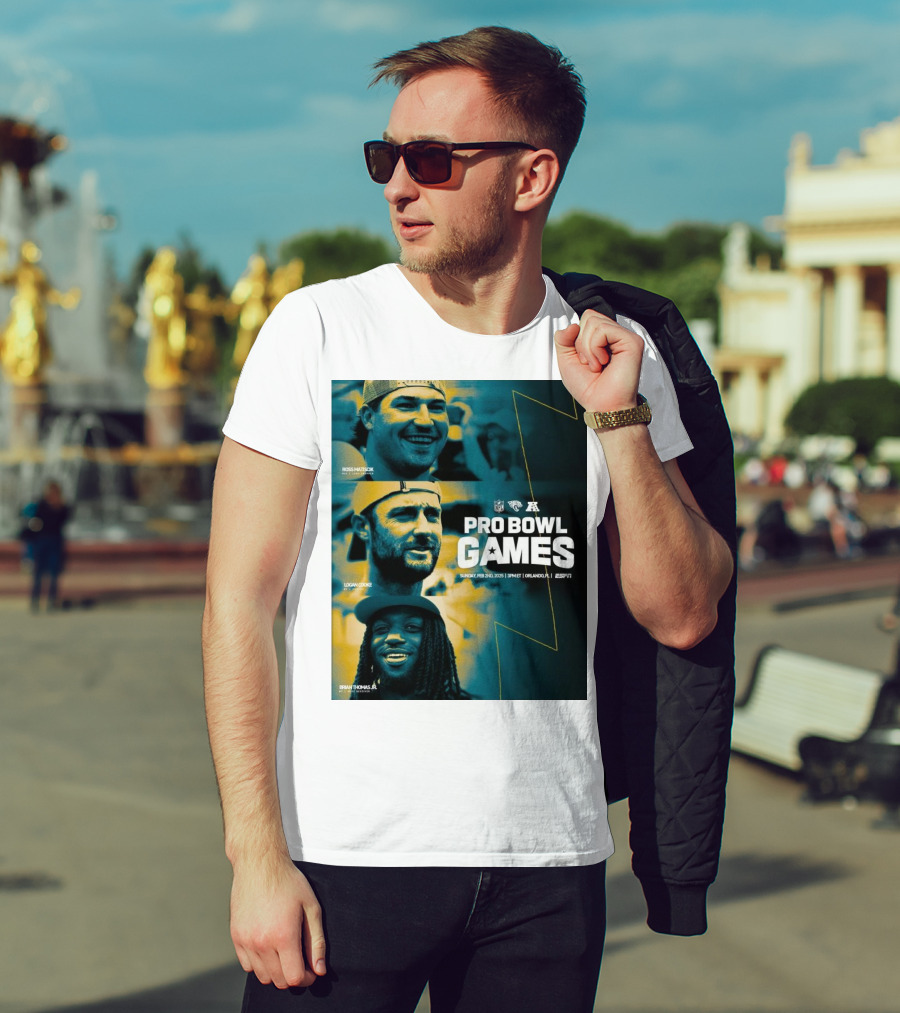 Jacksonville Jaguars Pro Bowl Games Ross Matiscik Logan Cooke Brian Thomas Jr. NFL Sunday Feb 2 2025 Orlando T-Shirt