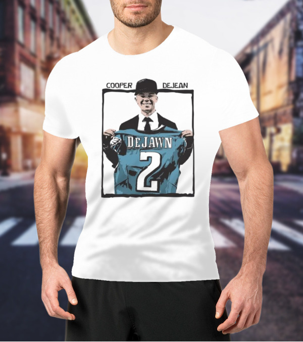 "Cooper DeJean DeJawn Philadelphia Eagles Dark Horse 2" T-Shirt