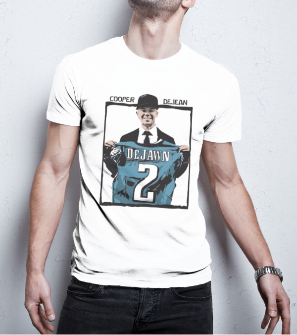 "Cooper DeJean DeJawn Philadelphia Eagles Dark Horse 2" T-Shirt