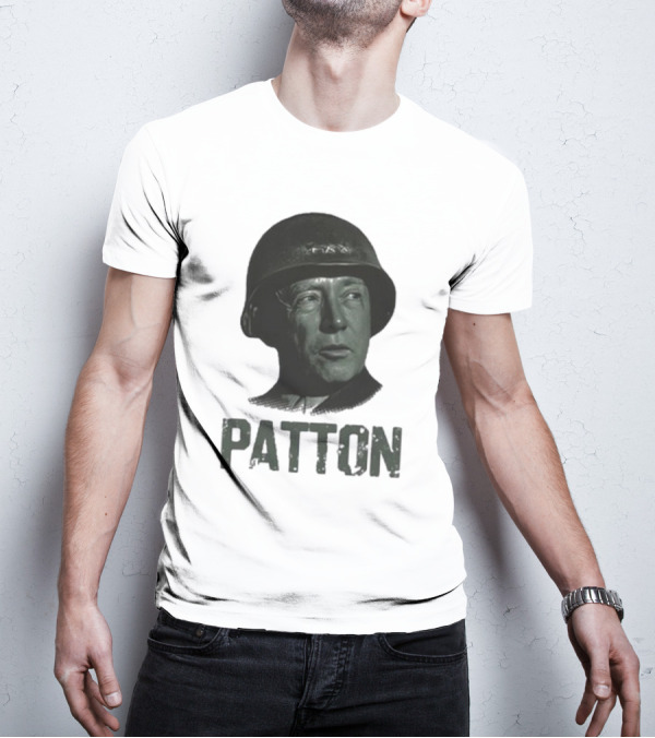 Jake Shields General Patton Helmet Portrait T-Shirt