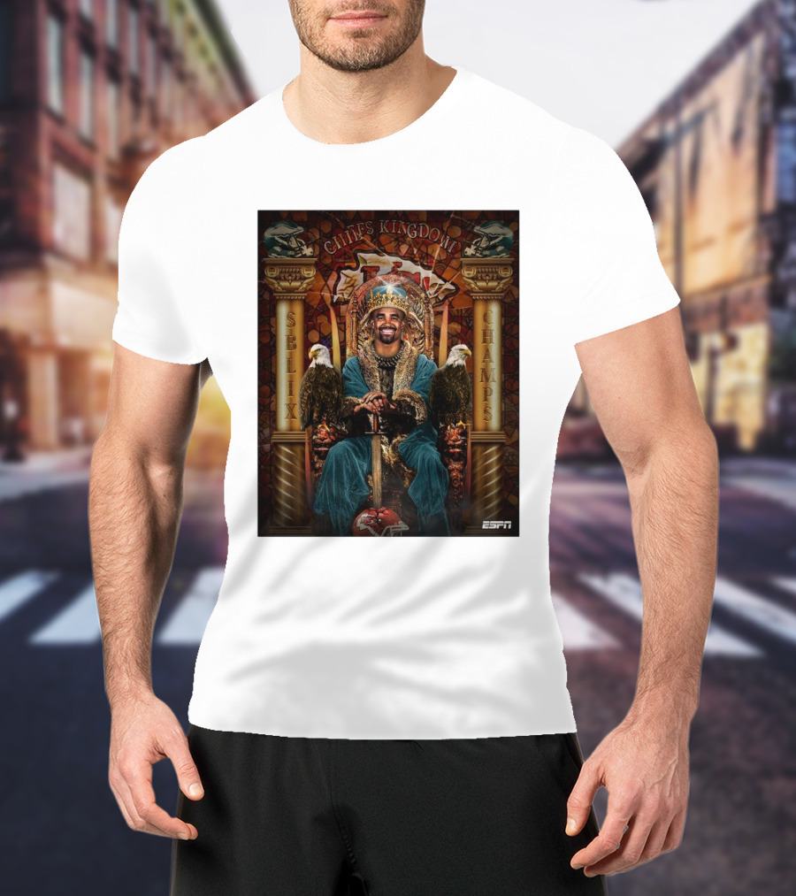 Chiefs Kingdom SBLIX Champs Eagles Dethrone Mahomes T-Shirt