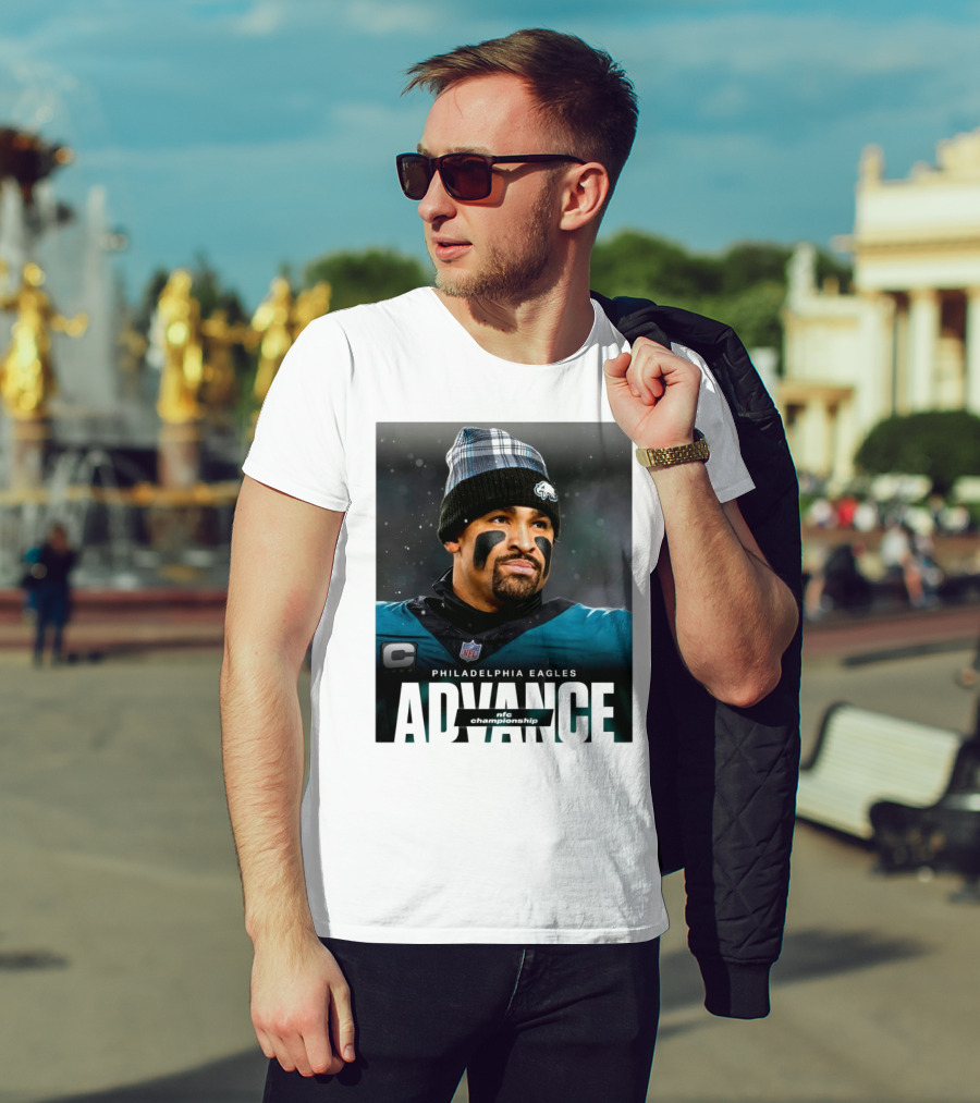 Philadelphia Eagles Advance To NFC Championship Jalen Hurts T-Shirt