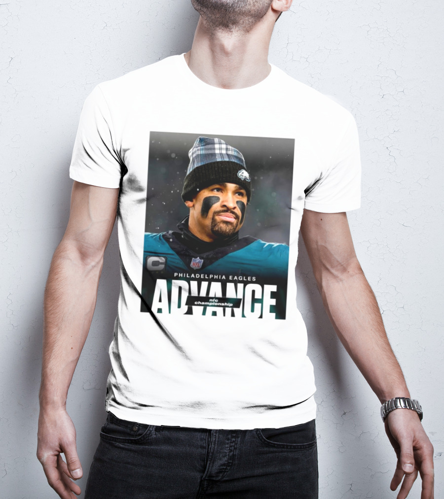 Philadelphia Eagles Advance To NFC Championship Jalen Hurts T-Shirt