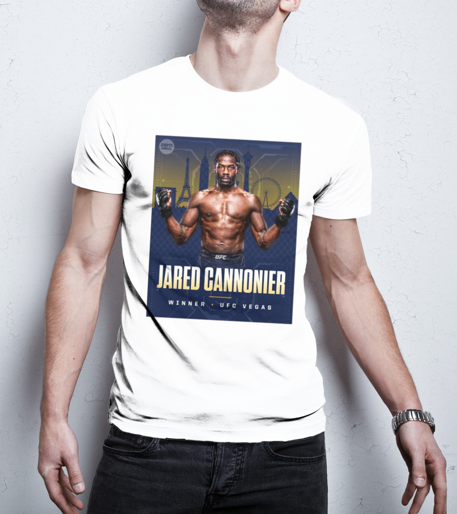 Jared Cannonier Winner UFC Vegas Iconic Victory T-Shirt
