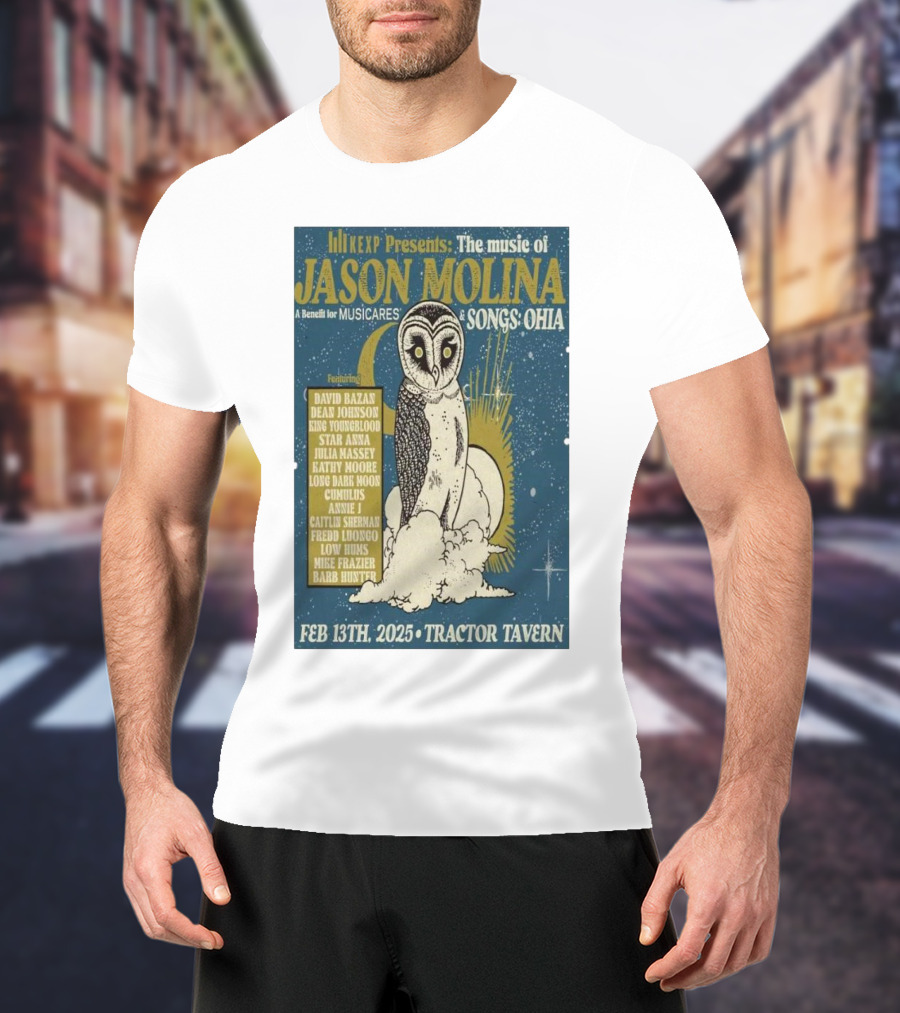 KEXP Presents The Music Of Jason Molina Concert For MusiCares At Tractor Tavern Feb 13th 2025 Featuring Songs: Ohia, T-Shirt