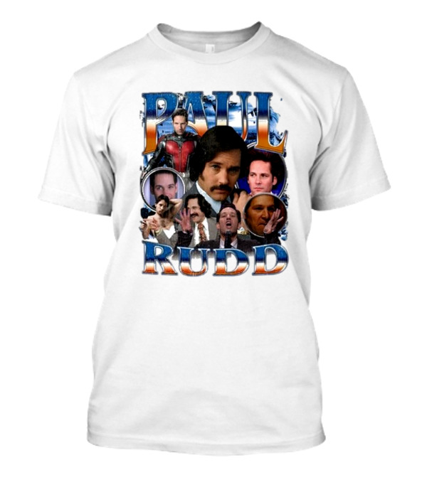 Paul Rudd 90’s Bootleg Ant-Man Anchor Improv Comedy Collage T-Shirt