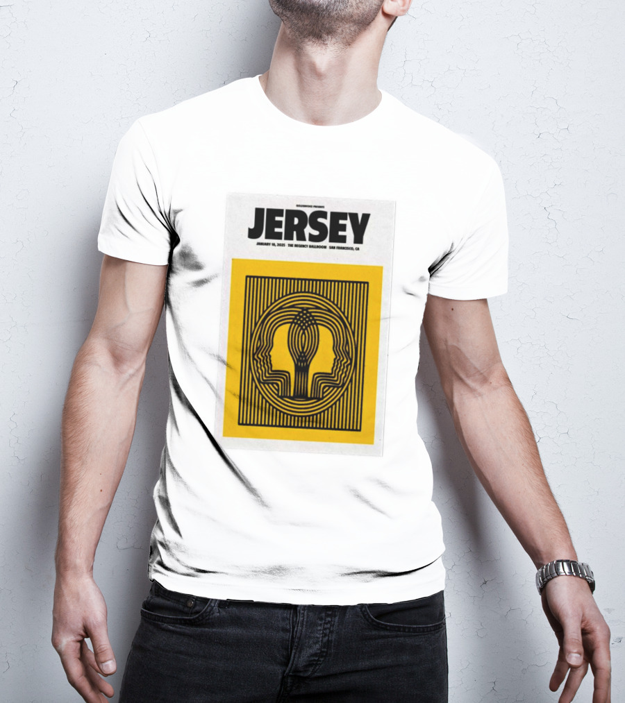 Goldenvoice Presents Jersey January 18, 2025 The Regency Ballroom San Francisco CA T-Shirt