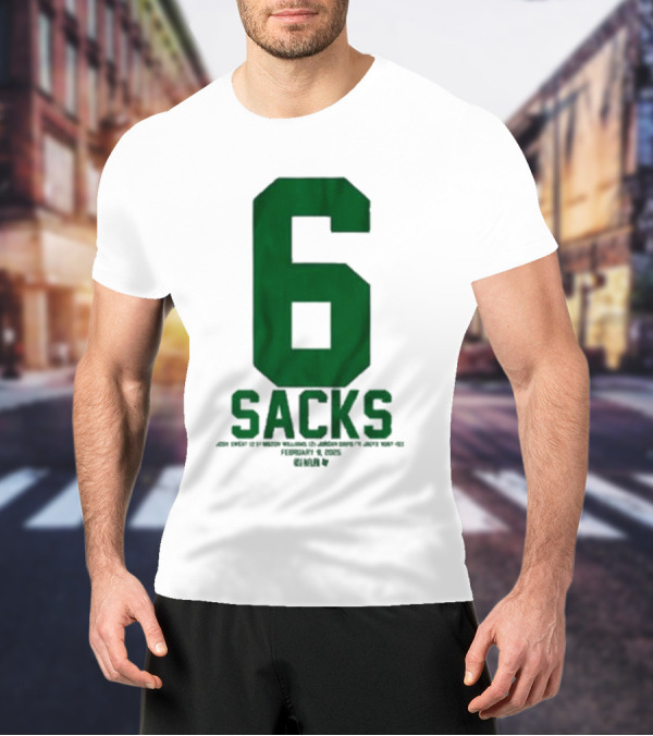 Josh Sweat Milton Williams Jordan Davis Jalyx Hunt 6 Sacks T-Shirt