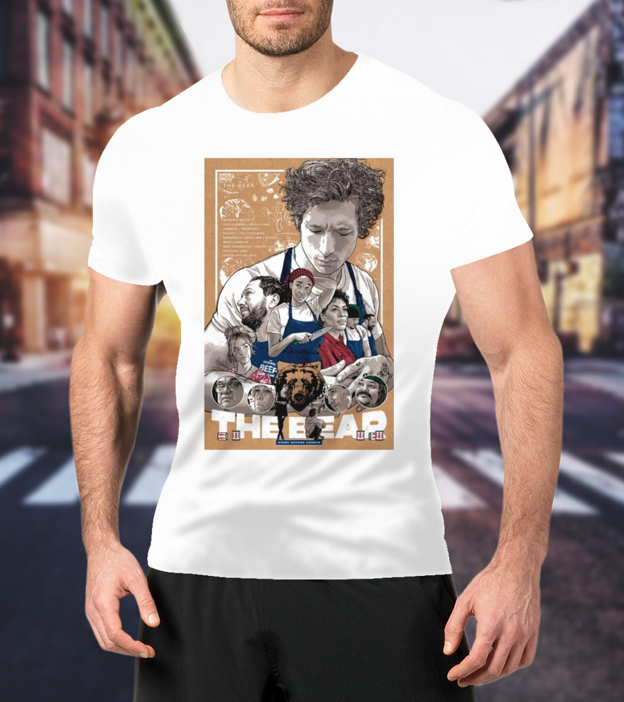 Joshua Budich Every Second Counts The Bear Beef Sandwiches T-Shirt