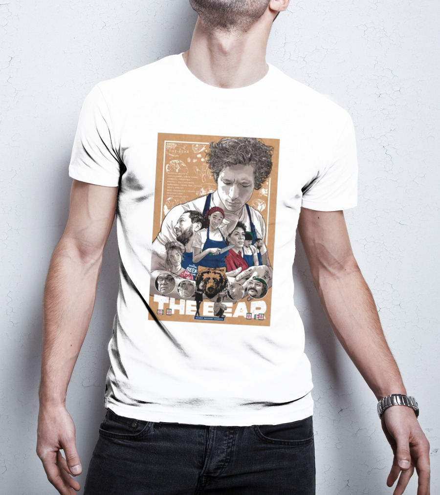Joshua Budich Every Second Counts The Bear Beef Sandwiches T-Shirt