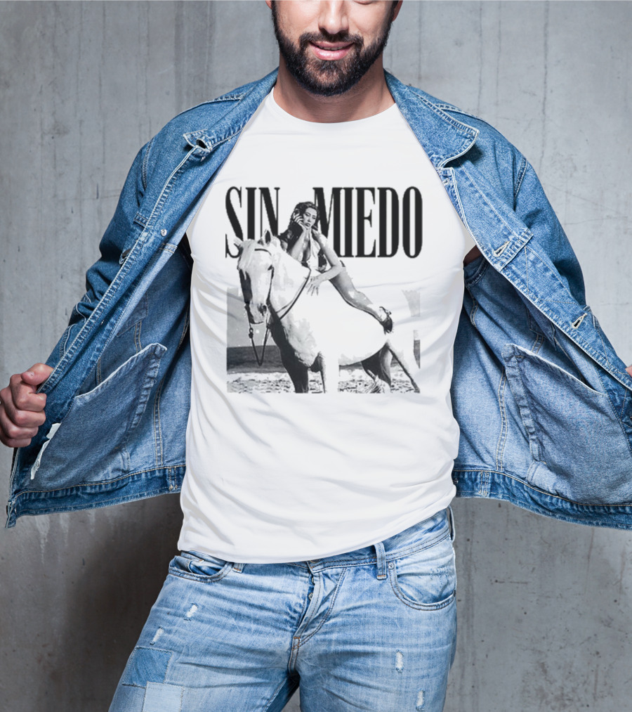 Kali Uchis Sin Miedo Equestrian Horseback Riding Vintage Style T-Shirt