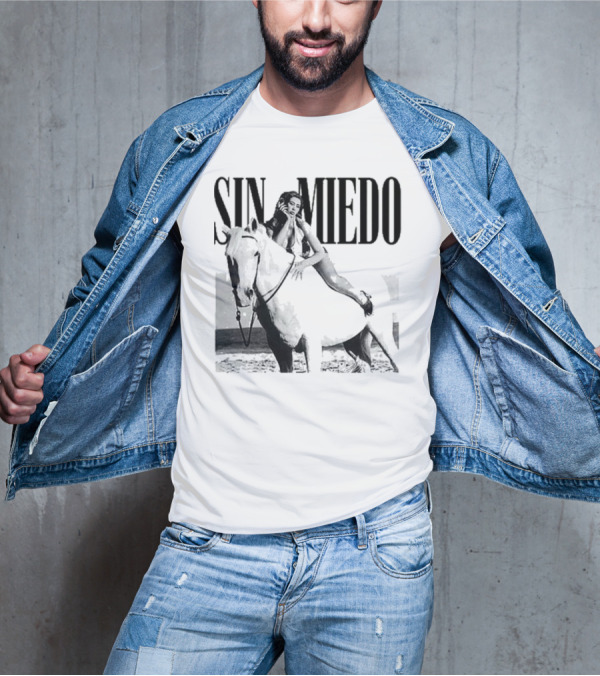 Kali Uchis Sin Miedo Equestrian Horseback Riding Vintage Style T-Shirt